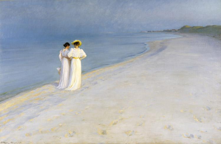 Peter Severin Kroyer Summer Evening on the Southern Beach (nn03)